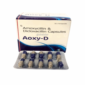 amoxycillin (250mg) + dicloxacillin (250mg) capsule