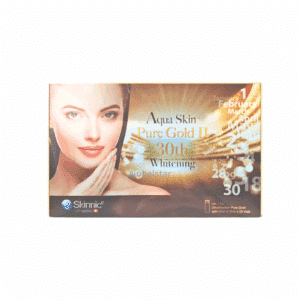 aqua skin pure gold ii 30th whitening injection