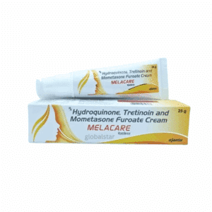 hydroquinone (2% w/w) + mometasone (0.1% w/w) + tretinoin (0.025% w/w) cream